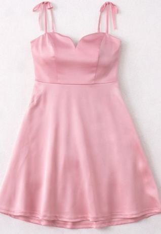 Blush Satin Sweetheart Fit