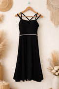 Cross Back strap Dress