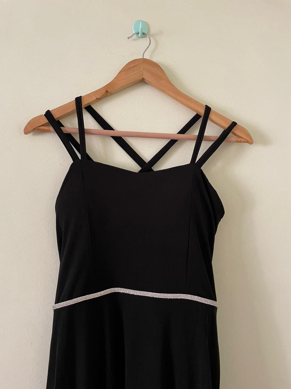 Cross Back strap Dress
